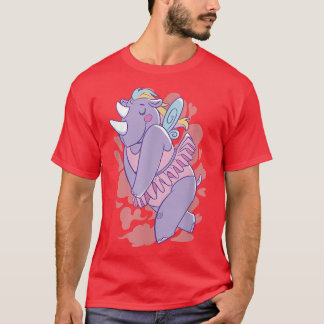 Rhinoceros Fairy Fantasy T-shirt