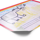 Rhinoceros Foto Afdruk (Hoek)