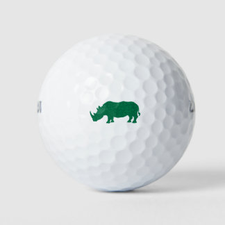 Rhinoceros gemaakt van Shamrocks Golfballen