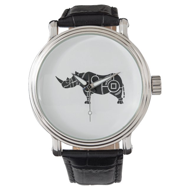 Rhinoceros Horloge (Voorkant)
