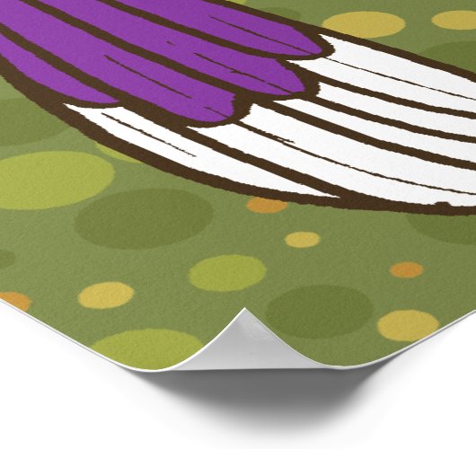 Rhinoceros Hornbill Poster (Hoek)