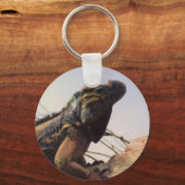 Rhinoceros Iguana Sleutelhanger (Voorkant)