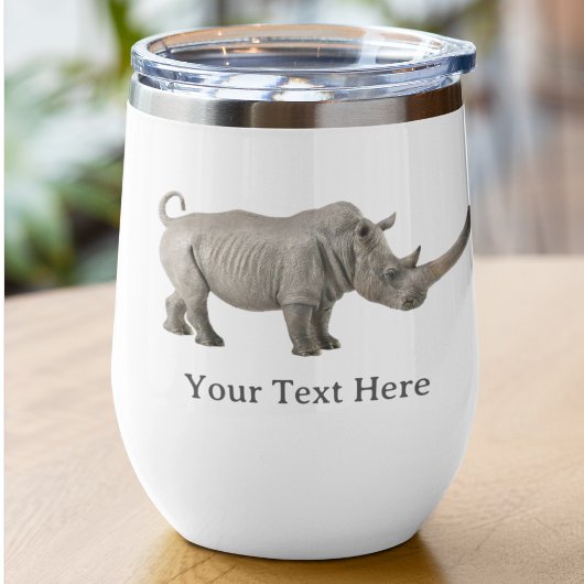 Rhinoceros Illustratie Rhino - Aangepast bericht