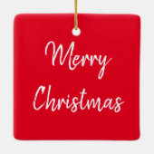 Rhinoceros in de Afrikaanse Serengeti Keramisch Ornament (Achterkant)