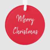 Rhinoceros in de Afrikaanse Serengeti Ornament (achterkant)