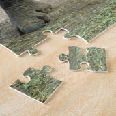 Rhinoceros Jigzaagpuzzel Legpuzzel (Zijkant)