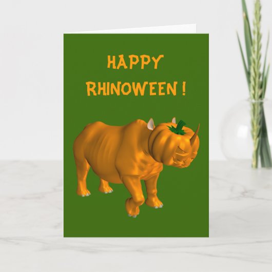 Rhinoceros Kaart (Voorkant)