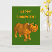 Rhinoceros Kaart (Gele Bloem)