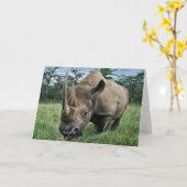 Rhinoceros| Kenia Kaart (Gele Bloem)