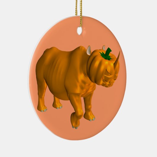 Rhinoceros Keramisch Ornament (Rechts)