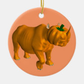 Rhinoceros Keramisch Ornament (Voorkant)