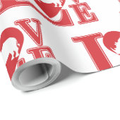 Rhinoceros Love Cadeaupapier (Rol Hoek)