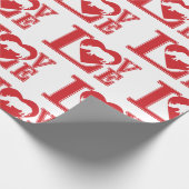 Rhinoceros Love Cadeaupapier (Hoek)