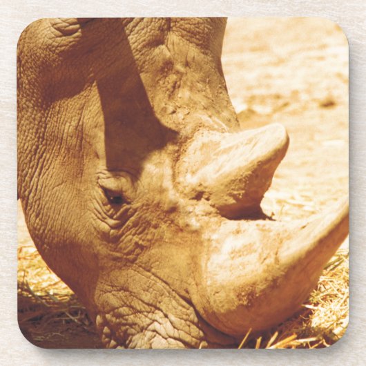 Rhinoceros Love Drankjes Onderzetter (Voorkant)