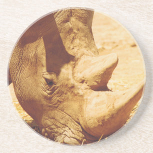 Rhinoceros Love Zandsteen Onderzetter