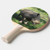 Rhinoceros - Ping Pong Paddle Tafeltennisbatje (Voorkant Gekanteld)