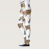 Rhinoceros Psychedelic Zebra Leggings (Links)