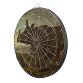 Rhinoceros (Rhino) (Wilde Dier) (door J.B. Oudry) Dartbord (Voorkant Rechts)