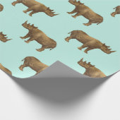 Rhinoceros Safari Cadeaupapier (Hoek)
