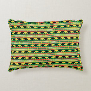 Rhinoceros Safari Weave Pattern Decoratief Kussen