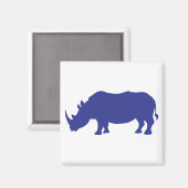 Rhinoceros Silhouette Magneet (Voorkant / Achterkant)