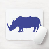 Rhinoceros Silhouette Muismat (Met muis)