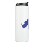 Rhinoceros Silhouette Thermosbeker (Gedraaid links)