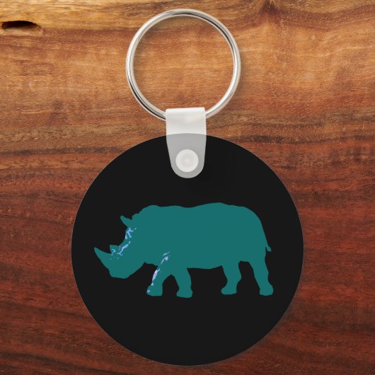 Rhinoceros Sleutelhanger (Achterkant)
