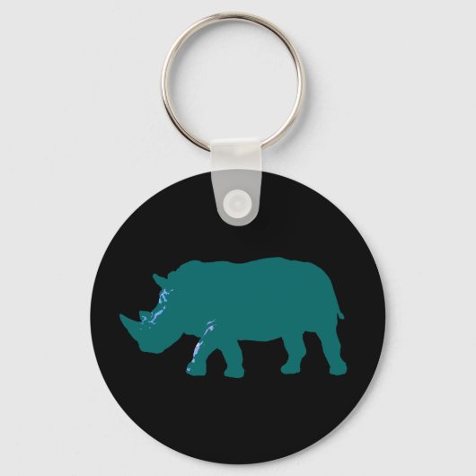 Rhinoceros Sleutelhanger (Achterkant)