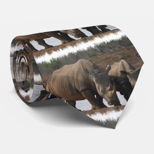 Rhinoceros Stropdas (Opgerold)