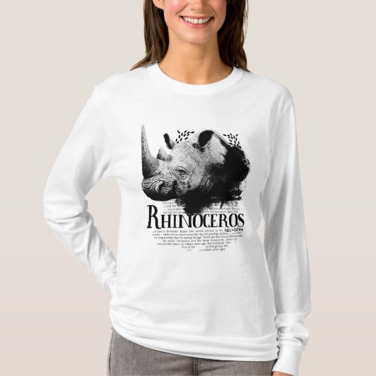 Rhinoceros T-shirt (Voorkant)