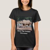 Rhinoceros T-shirt voor dames (Voorkant)