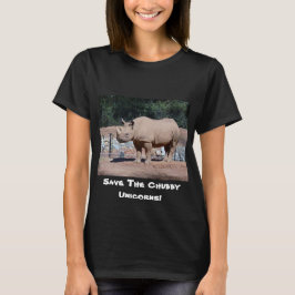 Rhinoceros T-shirt voor dames