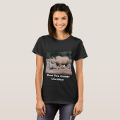 Rhinoceros T-shirt voor dames (Voorkant volledig)