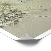 Rhinoceros Tekening - Kunstdruk Poster (Hoek)