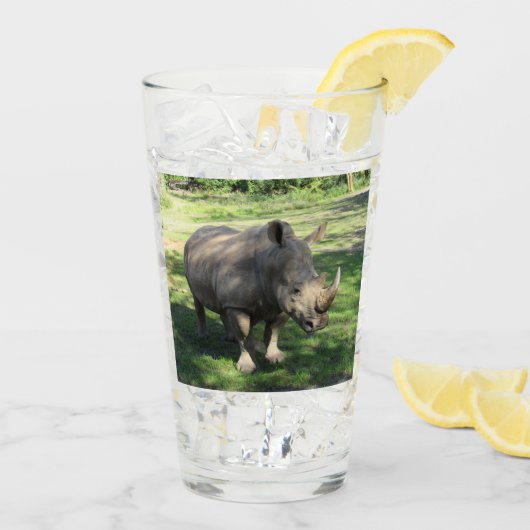 Rhinoceros Tumbler/Shaker Glass Glas (Achterkant ijs)