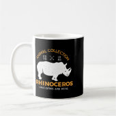 Rhinoceros Unicorns Are Real Funny Animal Koffiemok (Links)