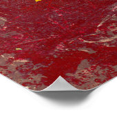 Rhinoceros vermijden conflict Poster muurkunst (Hoek)