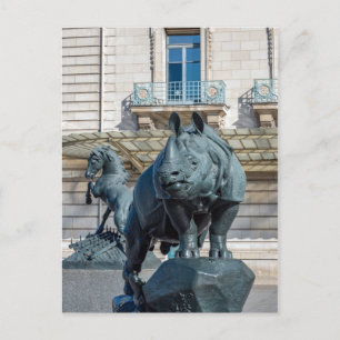 Rhinoceros voor Musee d'Orsay - Parijs Briefkaart