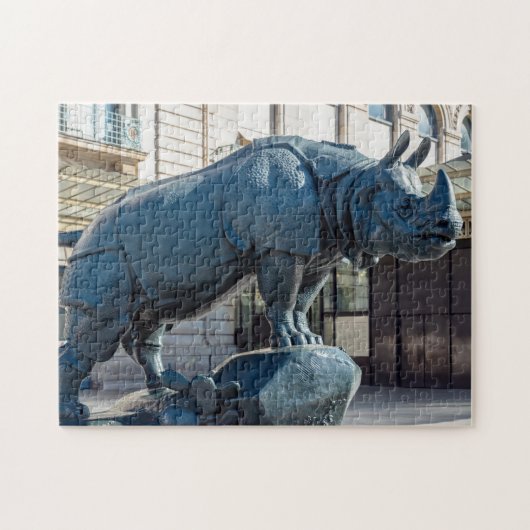Rhinoceros voor musée d'Orsay - Parijs Legpuzzel (Horizontaal)