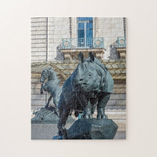 Rhinoceros voor musée d'Orsay - Parijs Legpuzzel