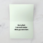 Rhinoceros Wenskaart Kaart (Binnen)