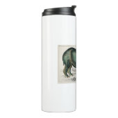 Rhinoceros Wilde Oerwoud Gift voor kinderen Thermosbeker (Gedraaid links)