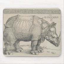 Rhinoceros Woodcut by Albrecht Durer