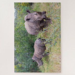 Rhinoceroses fotopuzzel legpuzzel