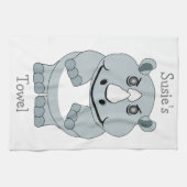 Rhinoontwerp Theedoek (Horizontaal)