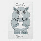 Rhinoontwerp Theedoek (Verticaal)