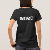 RhinoRec VrouwenT-shirt T-shirt (Achterkant)