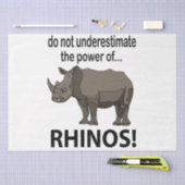 Rhinos Animal Funny Rhinos Tissuepapier (Craft)