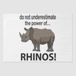 Rhinos Animal Funny Rhinos Tissuepapier